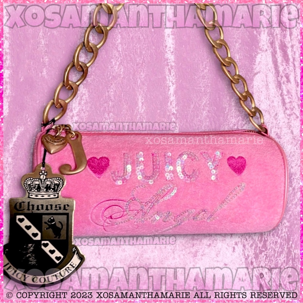 Juicy Couture Pink Angel Barrel Bag
